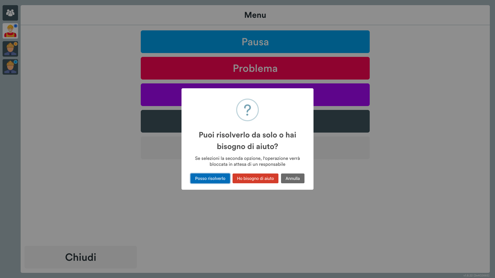 Error or problem