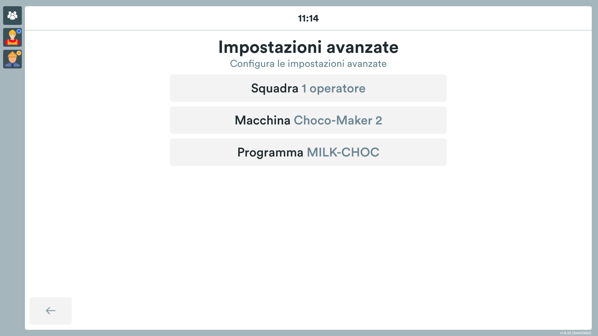 Advanced configured