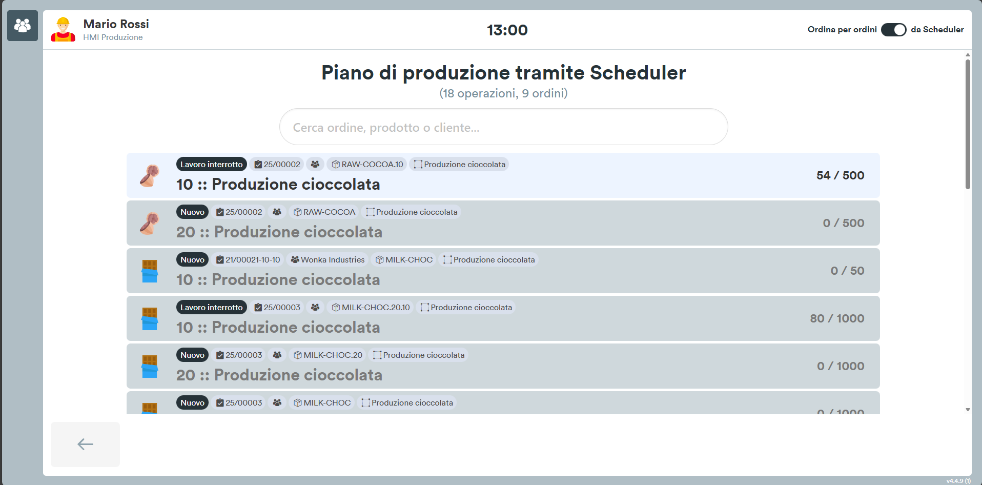 HMI Scheduler