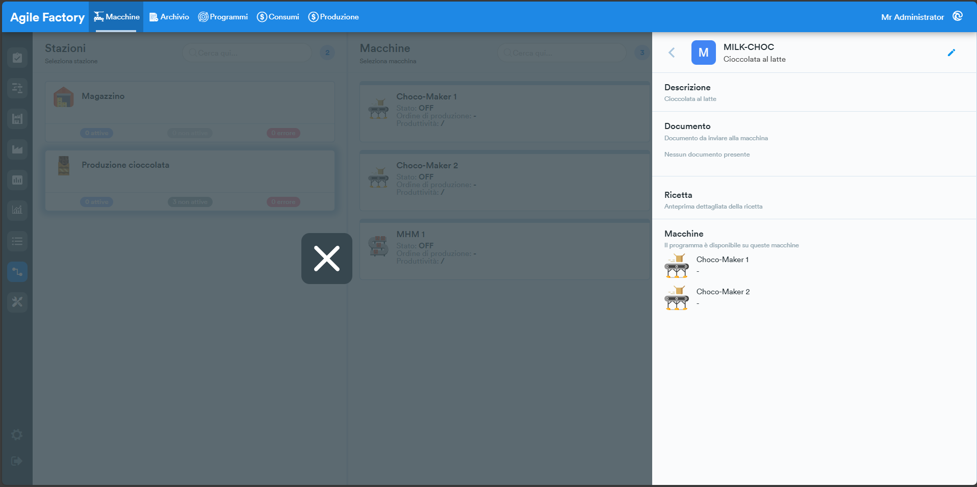 Machines edit programm
