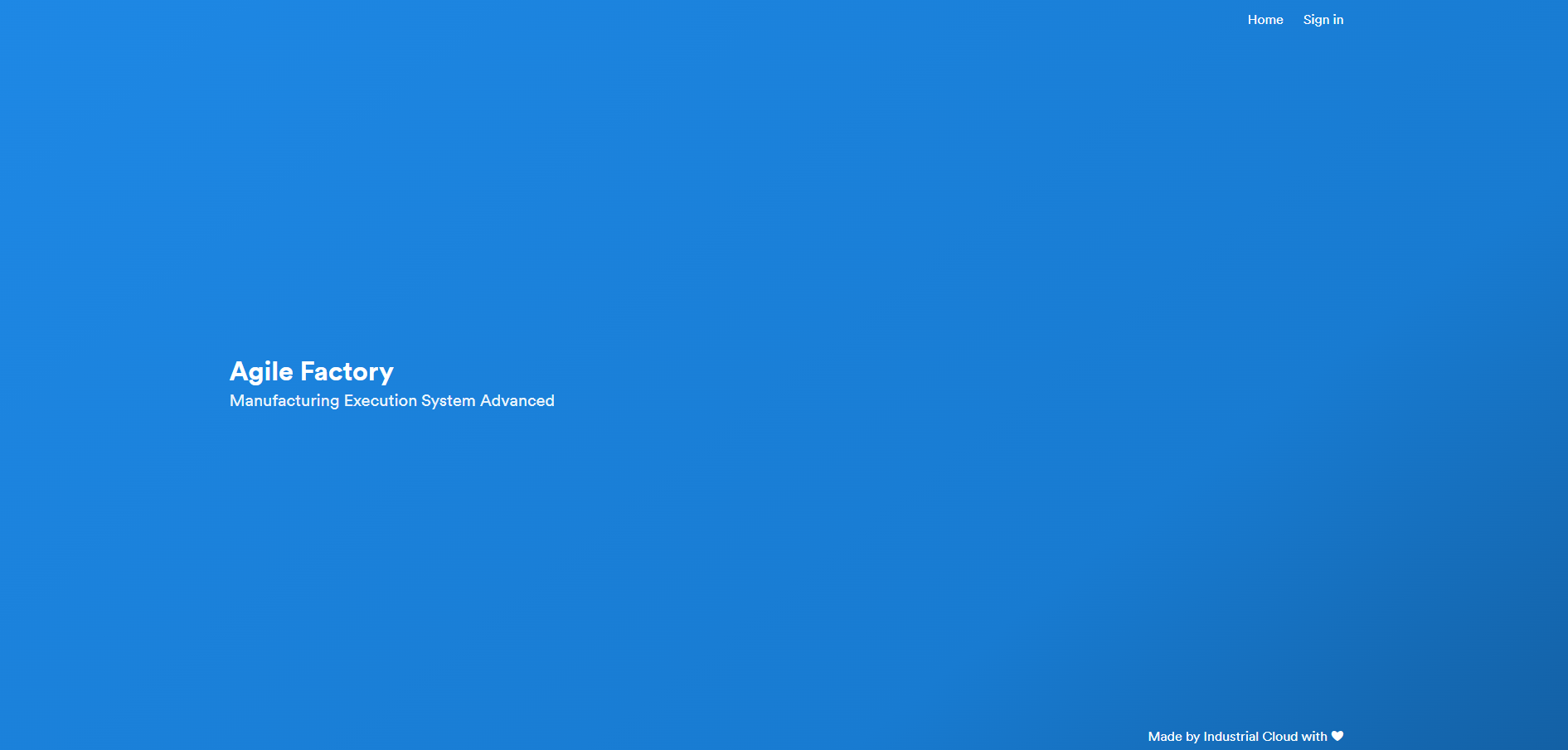 Home page