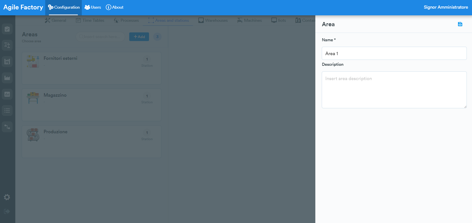 Add area
