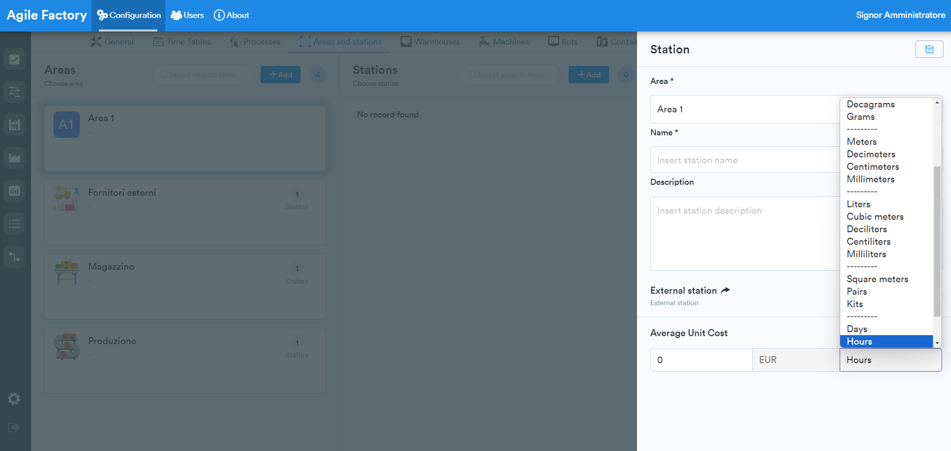 Add station