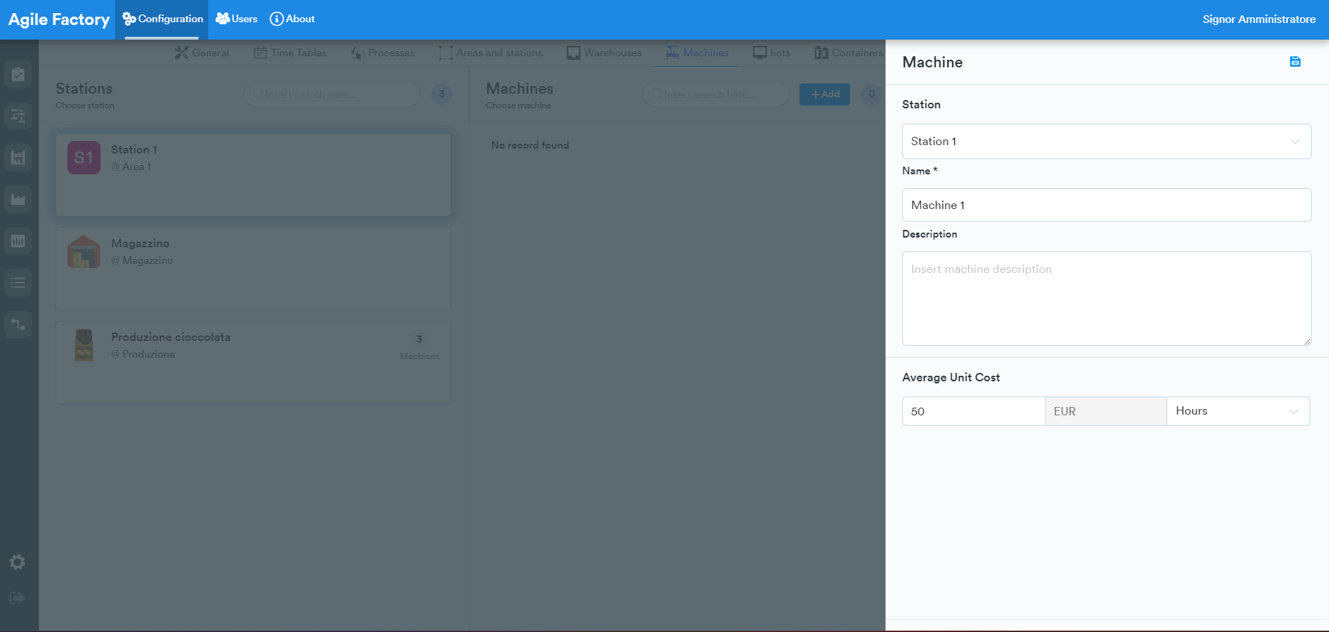 Add machine