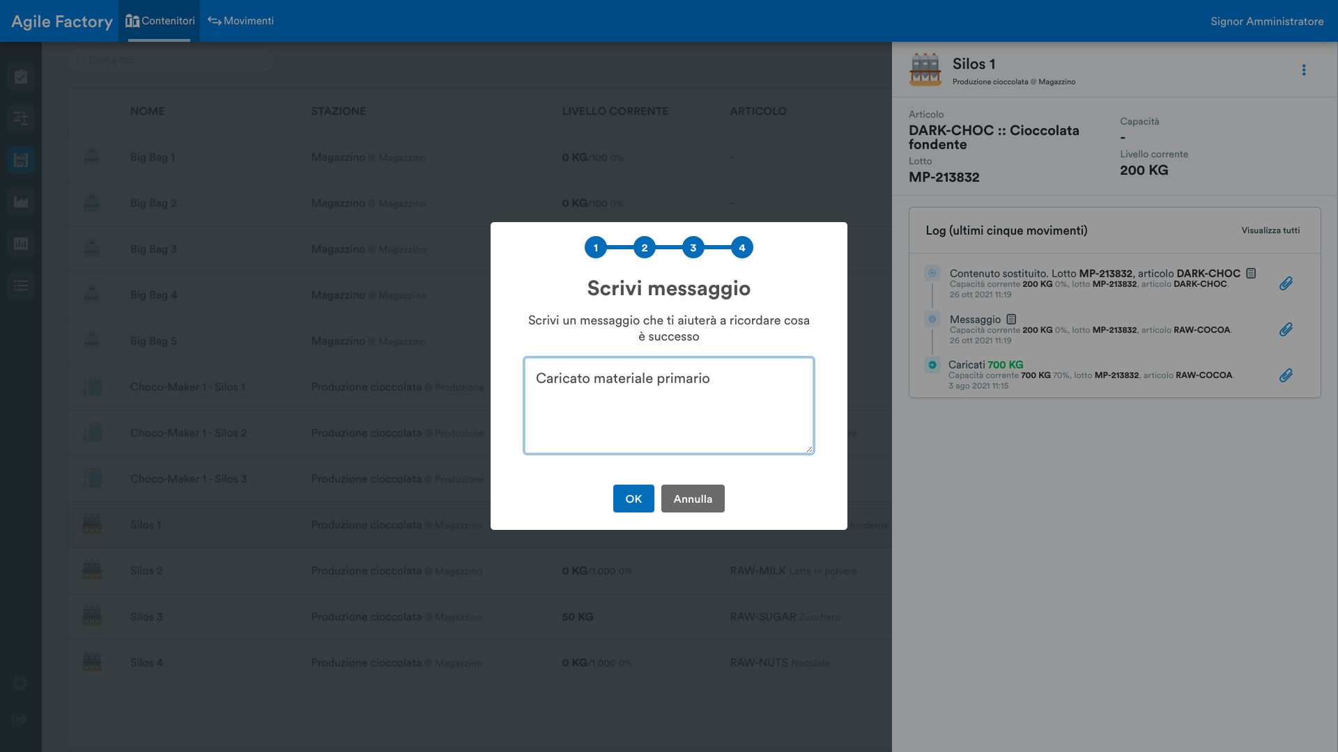 Container details load
